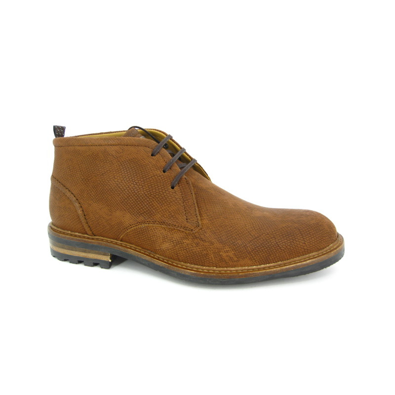 Floris Van Bommel Veterschoen Cognac