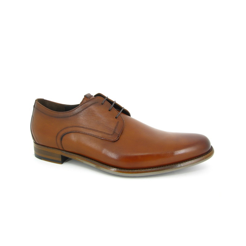 Floris Van Bommel Veterschoen Cognac